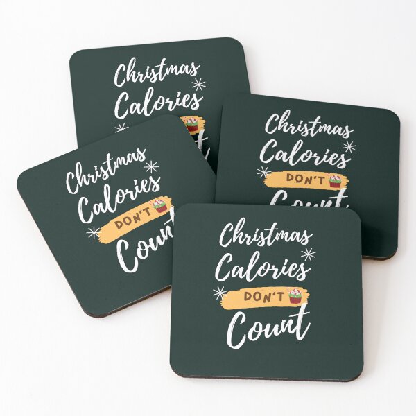 Item preview, Christmas calories dont count Tshirt design dark green 2023 designed and sold by Trendi-Design.