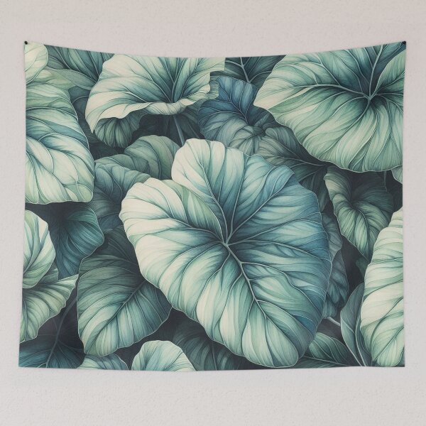 Item preview, Leaves 8 designed and sold by blackwhiteblue.