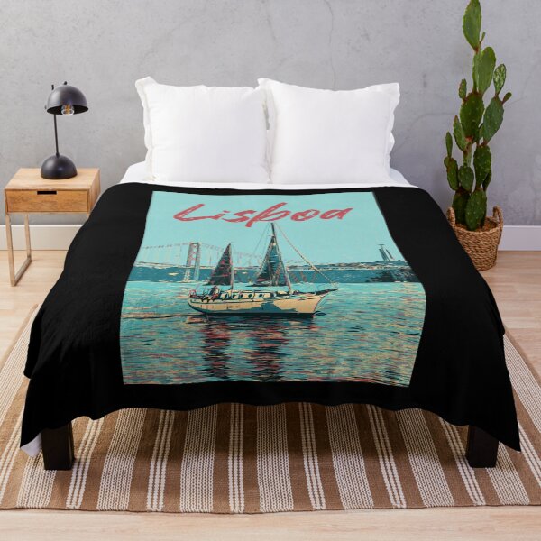Item preview, Lisbon Serenity: Tagus River Illustration designed and sold by Lemomo-artworks.