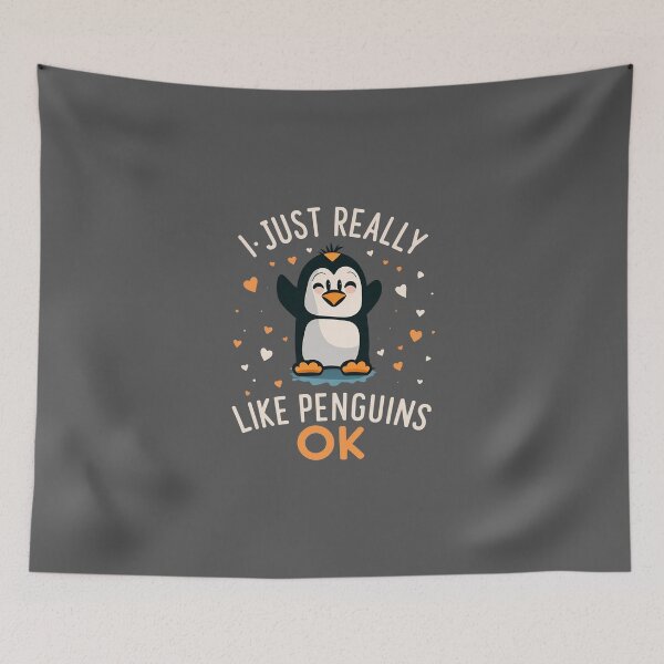 Item preview,  I Just Really Like Penguins OK designed and sold by BOOLL .