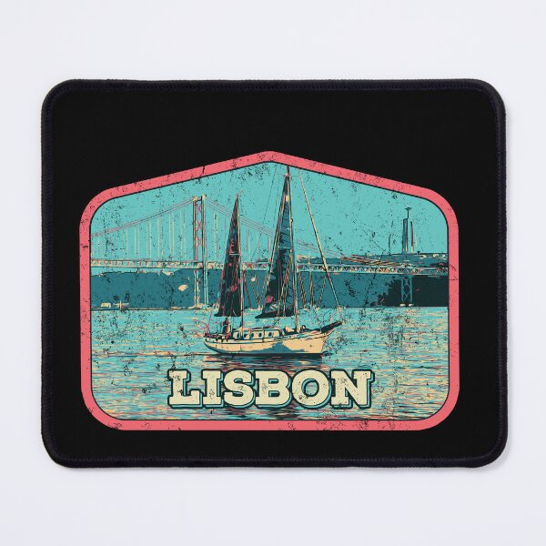 Item preview, Lisbon Serenity: Tagus River Illustration designed and sold by Lemomo-artworks.