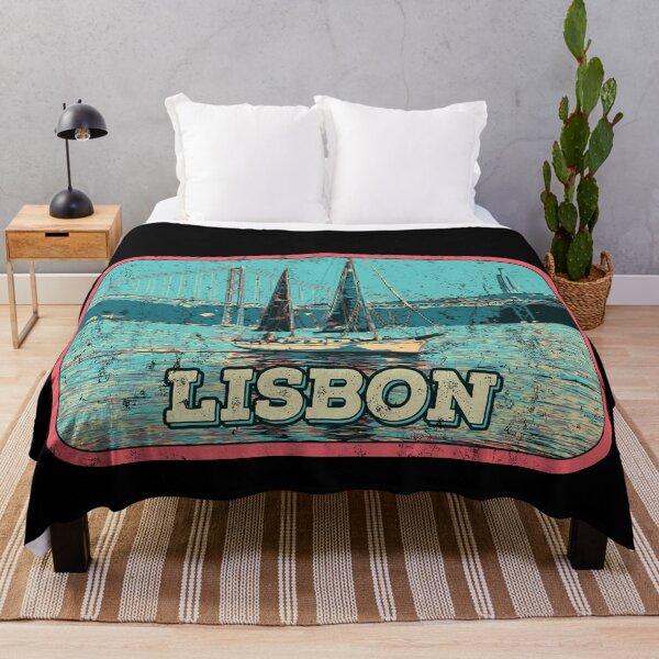 Item preview, Lisbon Serenity: Tagus River Illustration designed and sold by Lemomo-artworks.