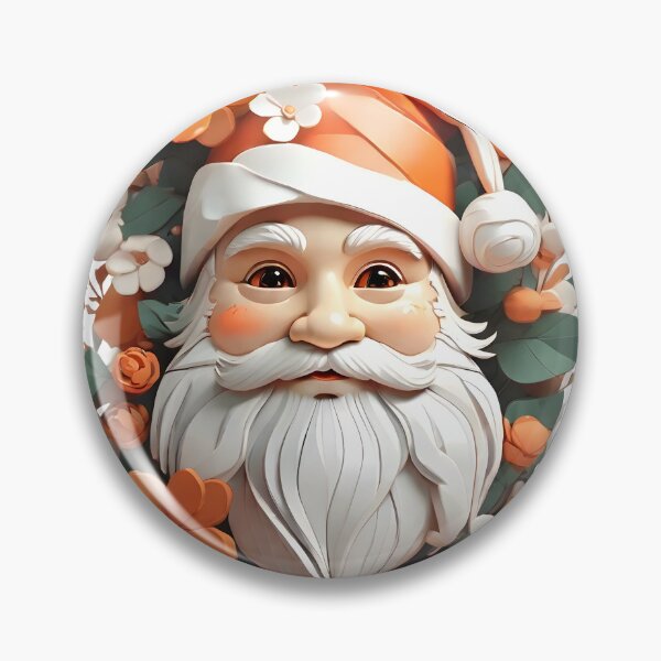 Item preview, Cute Santa Face - Funny Christmas - Christmas Day - Santa Claus designed and sold by stylishdzign.