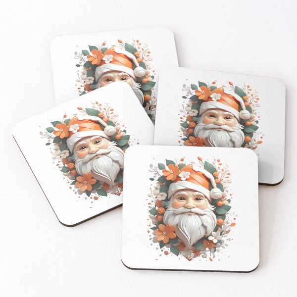 Item preview, Cute Santa Face - Funny Christmas - Christmas Day - Santa Claus designed and sold by stylishdzign.