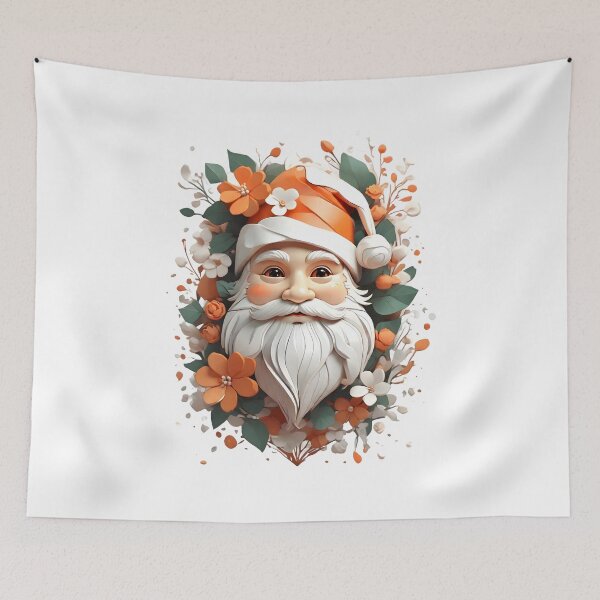 Item preview, Cute Santa Face - Funny Christmas - Christmas Day - Santa Claus designed and sold by stylishdzign.