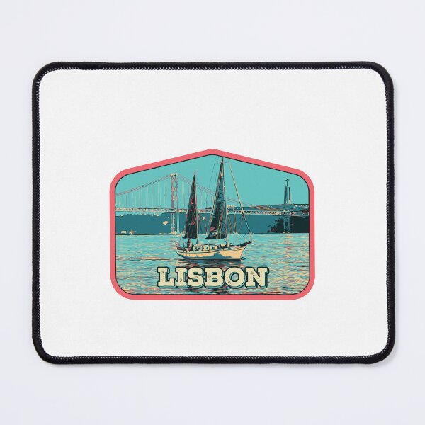 Item preview, Lisbon Serenity: Tagus River Illustration designed and sold by Lemomo-artworks.