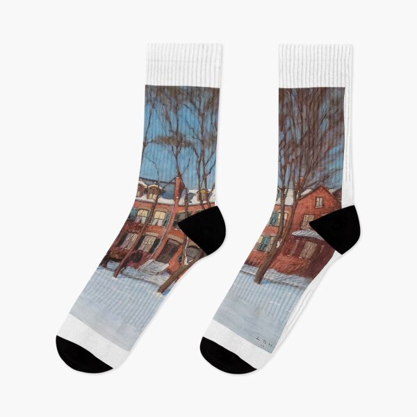 Item preview, a row of houses wellington street street - Lawren Harris designed and sold by Dodram.