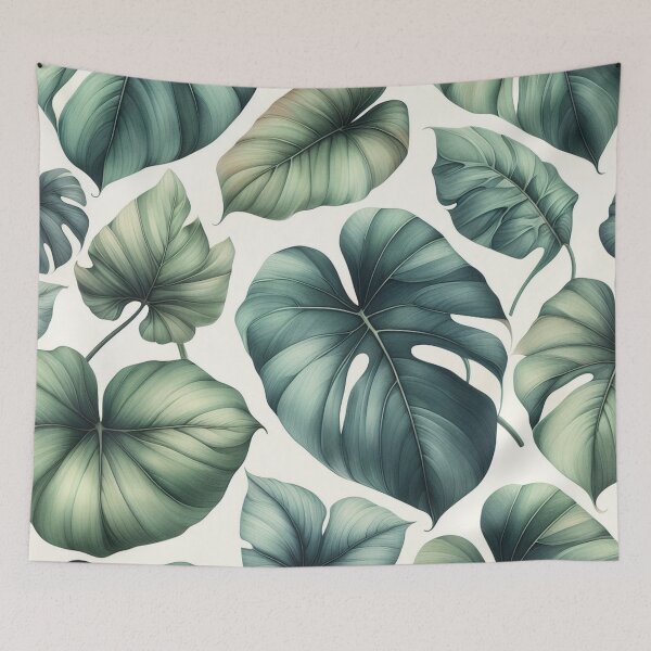 Item preview, Leaves 9 designed and sold by blackwhiteblue.