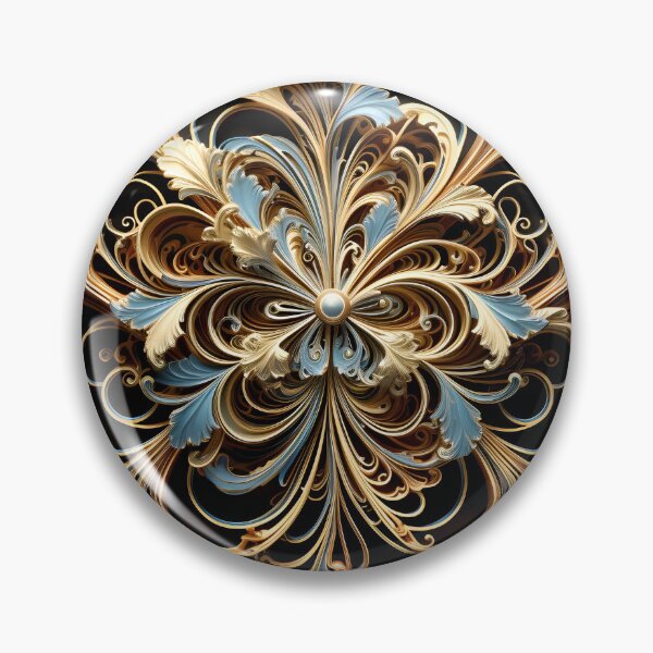 Item preview, Ornate Filigree decorative print designed and sold by dcrc.