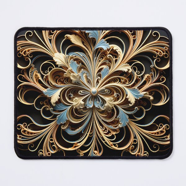 Item preview, Ornate Filigree decorative print designed and sold by dcrc.
