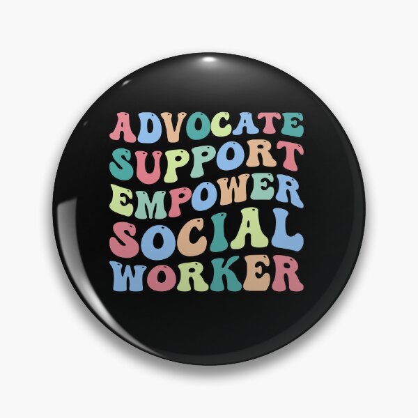 Item preview, Advocate Support Empower Social Worker, Clinical Social Worker, Social Work Graduation, Future Counselor, Motivational  designed and sold by behindthefacts.