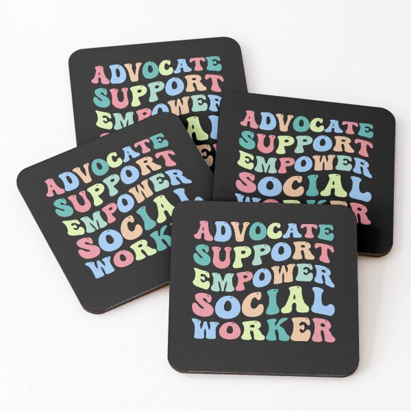 Item preview, Advocate Support Empower Social Worker, Clinical Social Worker, Social Work Graduation, Future Counselor, Motivational  designed and sold by behindthefacts.