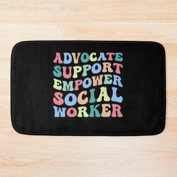Item preview, Advocate Support Empower Social Worker, Clinical Social Worker, Social Work Graduation, Future Counselor, Motivational  designed and sold by behindthefacts.