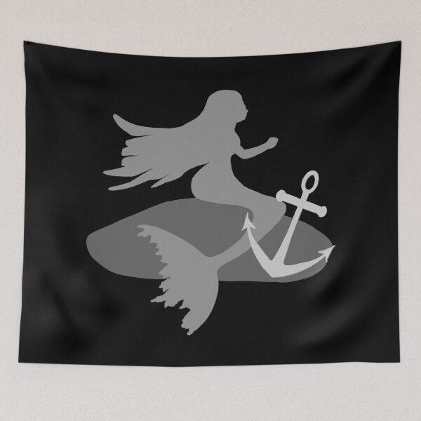 Item preview, Seafaring motif with fantasy creatures, mermaid, water creatures designed and sold by Kirei-Lily.