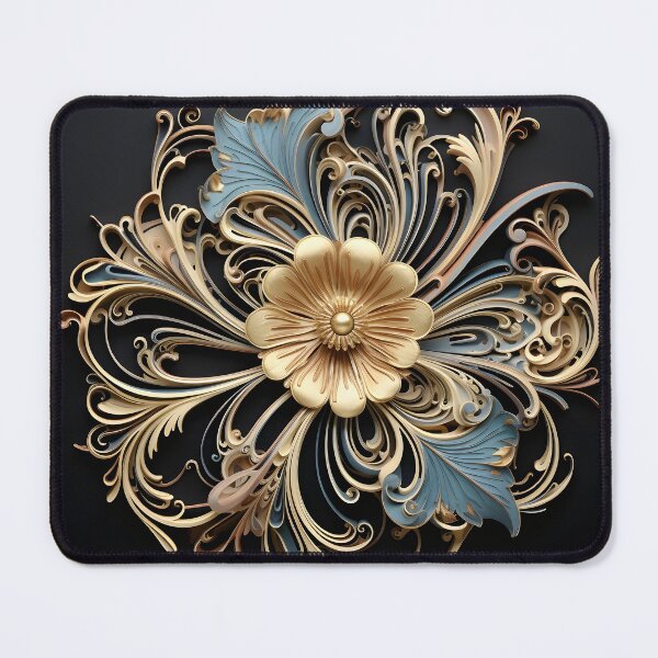 Item preview, ornate filigree decorative print designed and sold by dcrc.