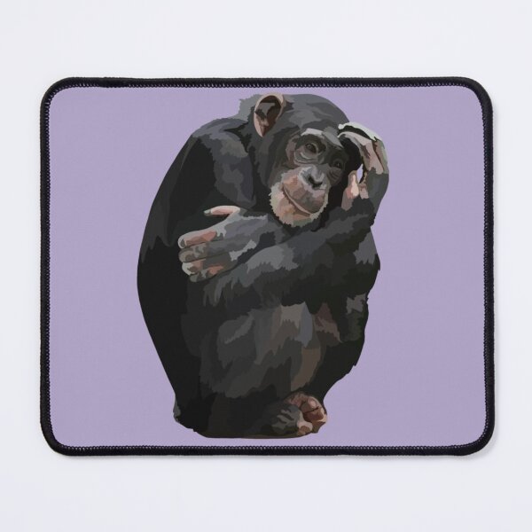 Item preview, C is for Chimp , Chimp Design – Dedicated Chimpanzee Care and Wildlife Keeper Artwork designed and sold by PrettylittlepastelUk.