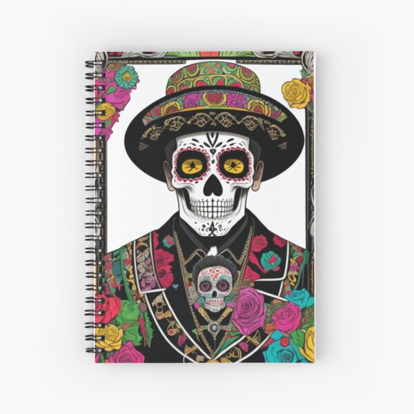 Item preview, El Diablo 5 - Dia De Los Muertos - Day Of The Dead - Sugar Skull Art - Calavera designed and sold by Hunab Ku Creations.
