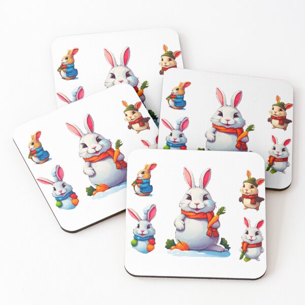 Item preview, Christmas bunnies  designed and sold by KookiewthTae.
