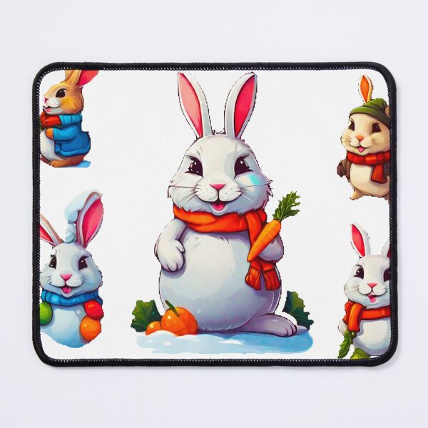 Item preview, Christmas bunnies designed and sold by KookiewthTae.