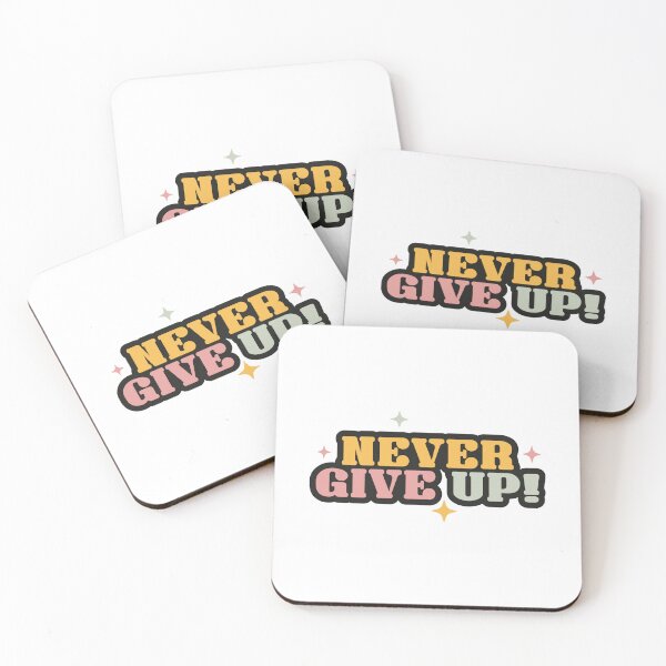 Item preview, Never Give Up Quote designed and sold by griceyvisuals.