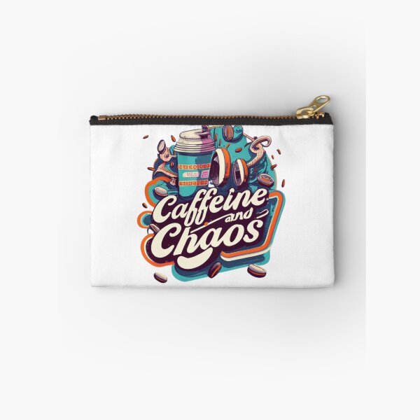 Artikelvorschau, Caffeine and Chaos - Koffein und Chaos für den Kaffee fan funny entworfen und verkauft von Superdealkoeln.