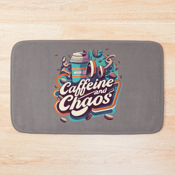 Artikelvorschau, Caffeine and Chaos - Koffein und Chaos für den Kaffee fan funny entworfen und verkauft von Superdealkoeln.
