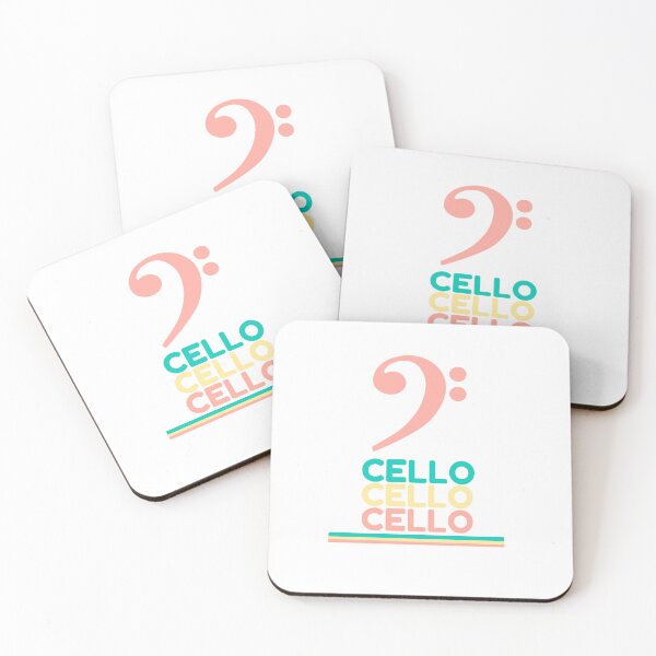 Item preview, Cello Pink Bass Clef designed and sold by CSMMerch.