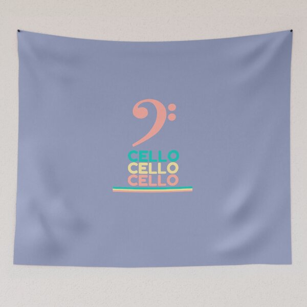 Item preview, Cello Pink Bass Clef designed and sold by CSMMerch.