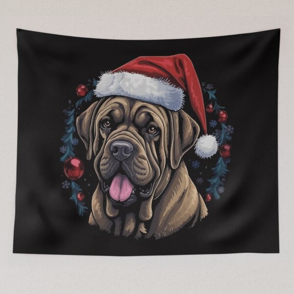 Item preview, Christmas English Mastiff designed and sold by creativellashop.