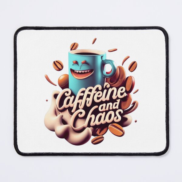 Artikelvorschau, Caffeine and Chaos - Koffein und Chaos für den Kaffee fan funny entworfen und verkauft von Superdealkoeln.