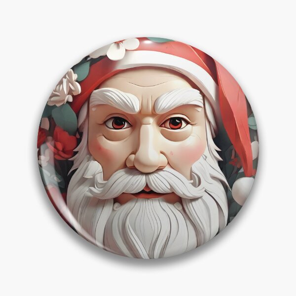 Item preview, Cute Santa Face - Funny Christmas - Christmas Day - Santa Claus designed and sold by stylishdzign.