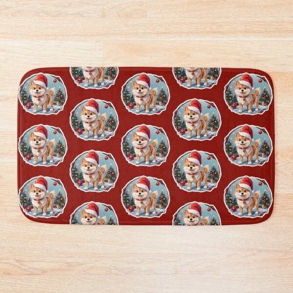 Item preview, Cute Shiba Inu Christmas Xmas designed and sold by givemedogs.