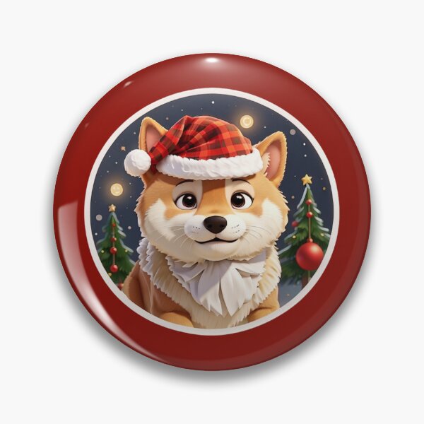 Item preview, Cute Shiba Inu Puppy Christmas Xmas designed and sold by givemedogs.