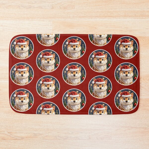 Item preview, Cute Shiba Inu Puppy Christmas Xmas designed and sold by givemedogs.