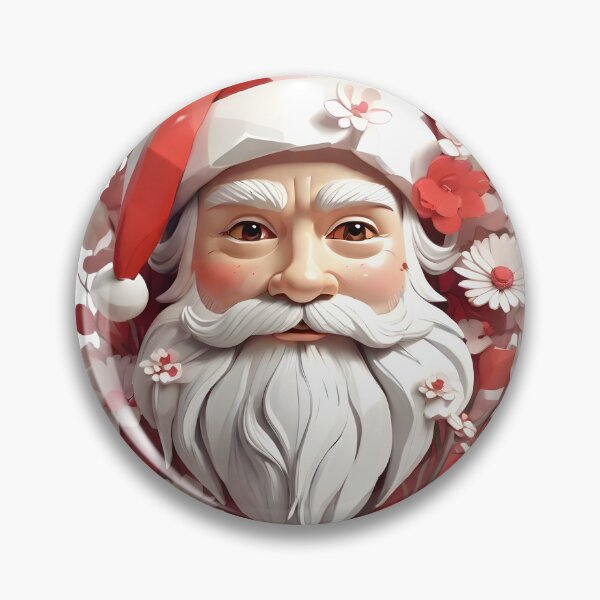 Item preview, Cute Santa Face - Funny Christmas - Christmas Day - Santa Claus designed and sold by stylishdzign.