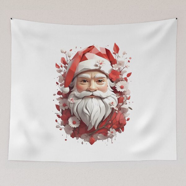 Item preview, Cute Santa Face - Funny Christmas - Christmas Day - Santa Claus designed and sold by stylishdzign.