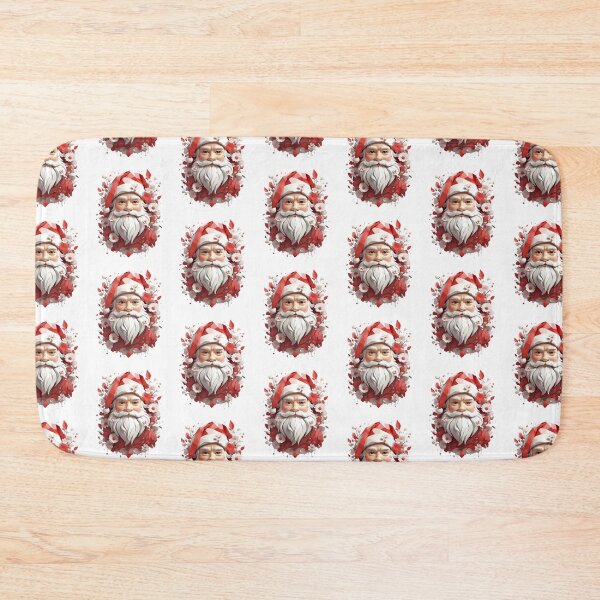Item preview, Cute Santa Face - Funny Christmas - Christmas Day - Santa Claus designed and sold by stylishdzign.