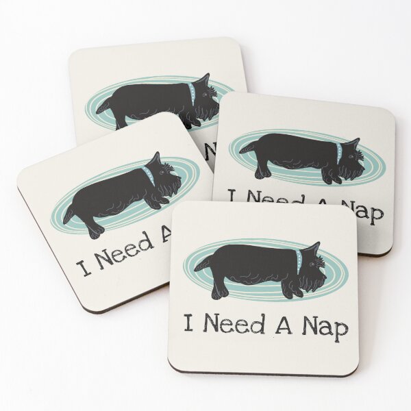 Item preview, I Need A Nap Scottie Dog designed and sold by Janpaints22.