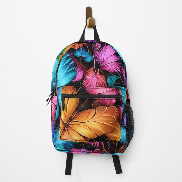 Item preview, Whimsical Fantasy Flight of Colorful Butterflies All of Maximalist with designed and sold by Nouri King.