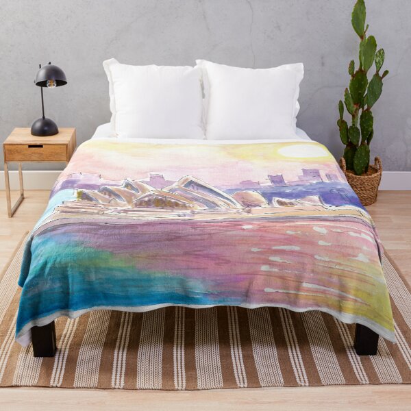 Item preview, Sydney Australia Sunset with Opera and Downtown designed and sold by artshop77.