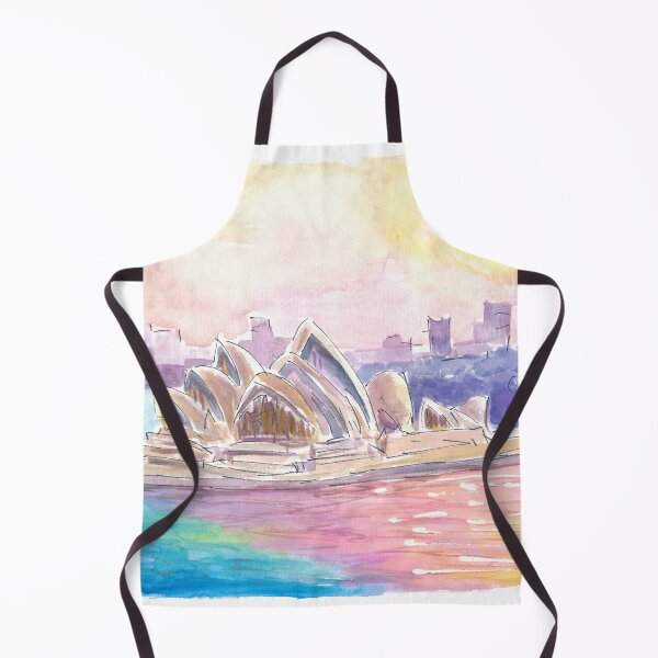 Item preview, Sydney Australia Sunset with Opera and Downtown designed and sold by artshop77.
