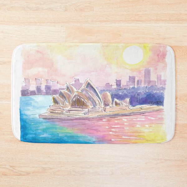 Item preview, Sydney Australia Sunset with Opera and Downtown designed and sold by artshop77.