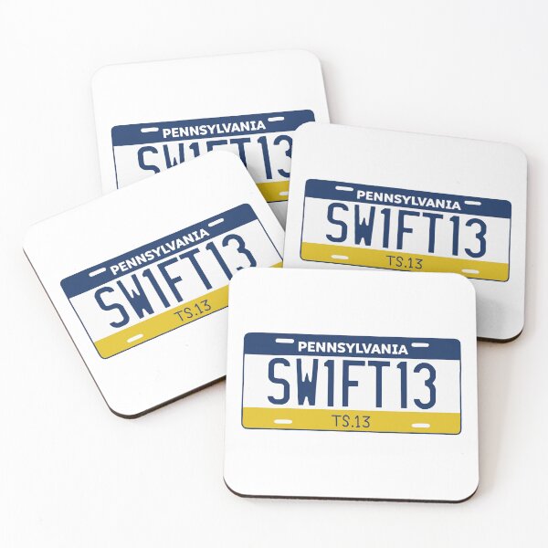 Item preview, swiftie license plate designed and sold by cyberseven.