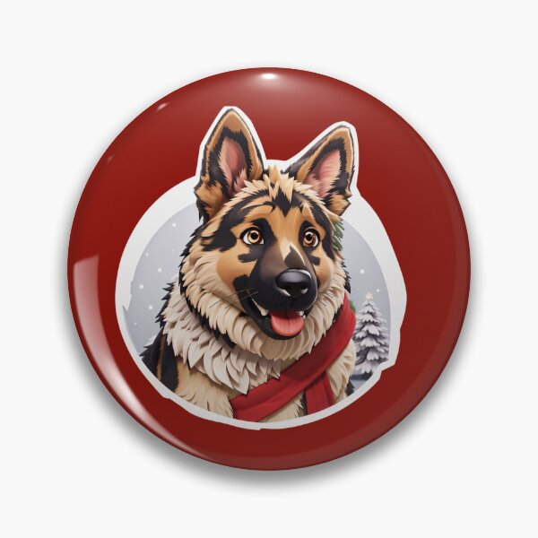Item preview, Cute German Shepherd Christmas Xmas designed and sold by givemedogs.