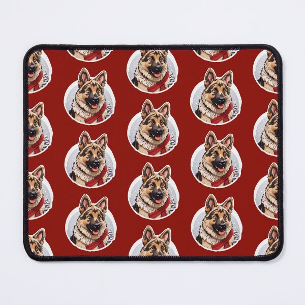 Item preview, Cute German Shepherd Christmas Xmas designed and sold by givemedogs.