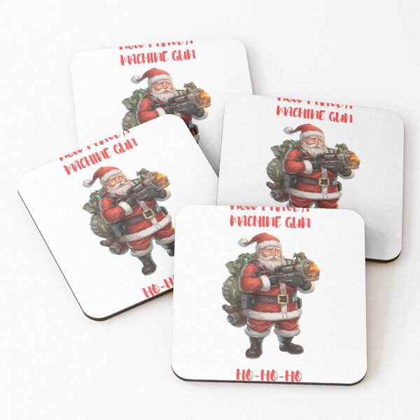Item preview, Now I Have a Machine Gun Santa designed and sold by PulseGraph.