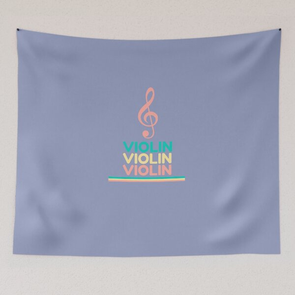 Item preview, Violin Pink Treble Clef designed and sold by CSMMerch.