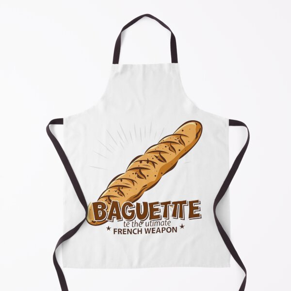 Item preview, Baguette The Ultimate French Weapon- French Cuisine lover comedy designed and sold by mhams ⭐️⭐️⭐️⭐️⭐️.
