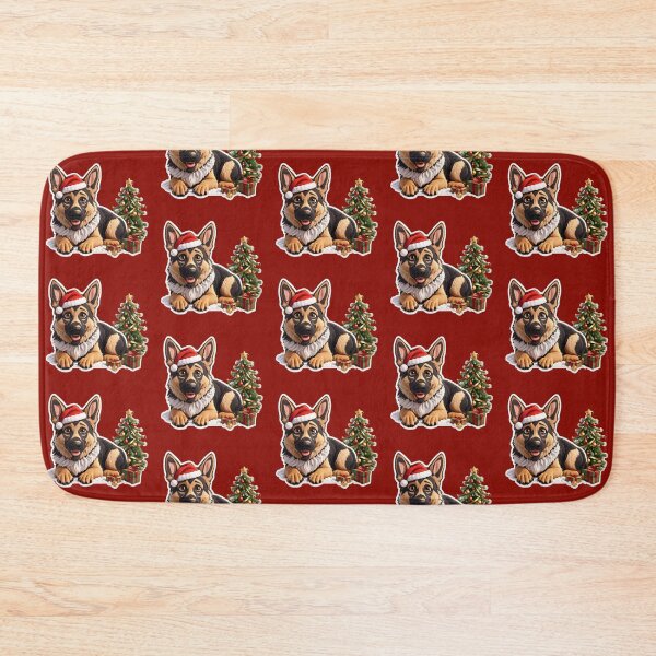Item preview, Cute German Shepherd Puppy Christmas Xmas Holidays designed and sold by givemedogs.