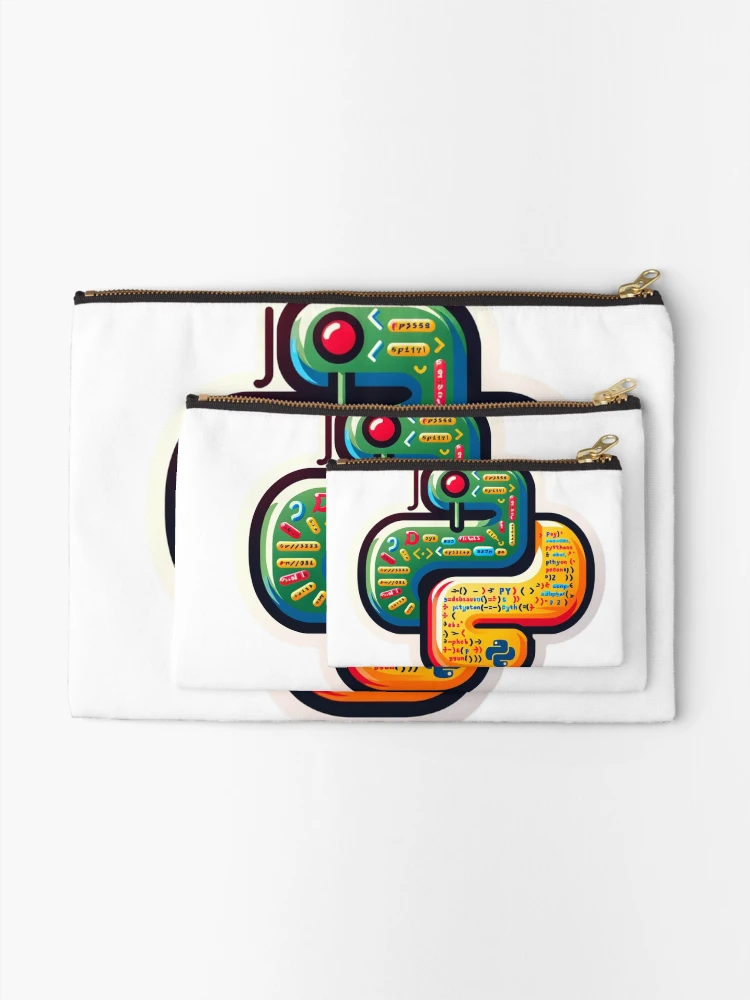 Aperçu 2 sur 4. Pochette avec l'œuvre Python CodeCraft créée et vendue par pixeldigger.